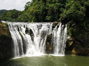 Waterfalls, Gold, Lanterns